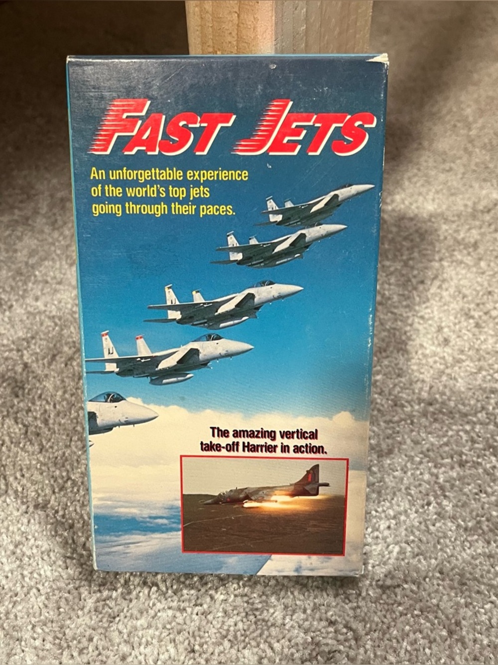 Fast Jets - F-15 Eagle F-111 F-14 Tomcat Harrier (VHS, 1990 Leonard) Tested